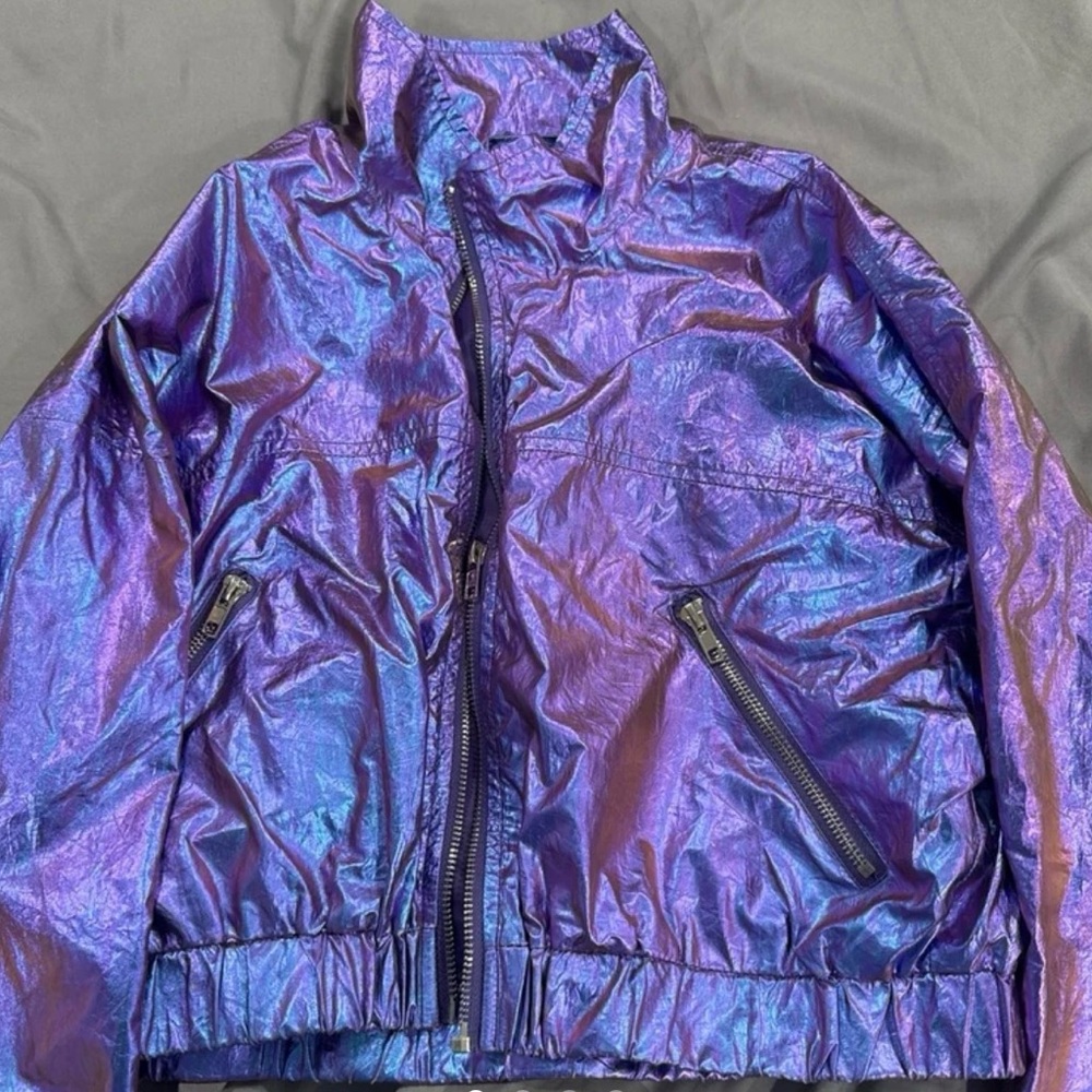 Forever 21 Iridescent Purple Jacket